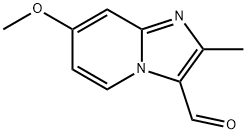 7-甲氧基-2-甲基咪唑并[1,2-A]吡啶-3-甲醛 结构式