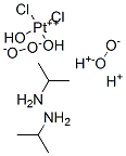 dichlorobis(isopropylamine) dihydroxyplatinum IV-hydrogen peroxide 结构式