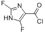1H-Imidazole-4-carbonyl chloride, 2,5-difluoro- (9CI) 结构式