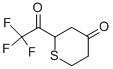 4H-Thiopyran-4-one, tetrahydro-2-(trifluoroacetyl)- (7CI) 结构式