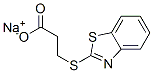 3-(Benzothiazol-2-ylthio)propionic acid sodium salt 结构式