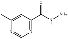 4-Pyrimidinecarboxylicacid,6-methyl-,hydrazide(7CI) 结构式