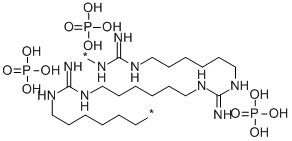 聚六亚甲基胍磷酸盐 结构式