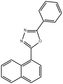 2-(萘-1-基)-5-苯基-1,3,4-噁二唑 结构式