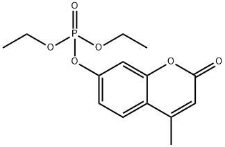 磷酸二乙基伞形酮 结构式