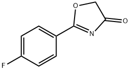 2-(4-氟苯基)-4(5H)-恶唑酮 结构式