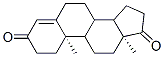 (10R,13S)-10,13-DIMETHYL-7,8,9,10,11,12,13,14,15,16-DECAHYDRO-1H-CYCLOPENTA[A]PHENANTHRENE-3,17(2H,6H)-DIONE 结构式