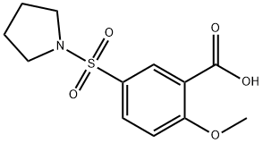 吡咯烷磺酰基苯甲酸 结构式