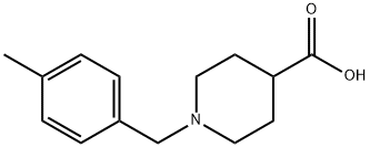 1-(4-methylbenzyl)piperidine-4-carboxylic acid 结构式