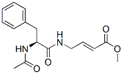 methyl 4-((N-acetylphenylalanyl)amino)but-2-enoate 结构式