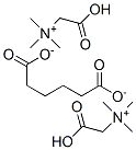 bis[(carboxymethyl)trimethylammonium] adipate 结构式