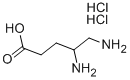 DL-GAMMA-ORNITHINE DIHYDROCHLORIDE 结构式