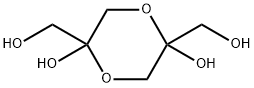 2,5-双(羟甲基)-1,4-二噁烷-2,5-二醇 结构式