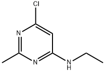 6-氯-N-乙基-2-甲基嘧啶-4-胺 结构式