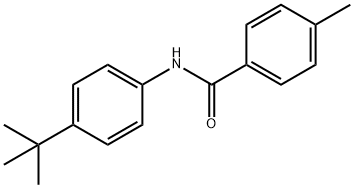 N-(4-叔丁基苯基)-4-甲基苯甲酰胺 结构式