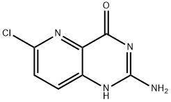 2-氨基-6-氯吡咯并嘧啶-4-酮 结构式