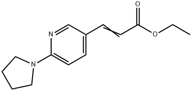 Ethyl 3-[6-(1-pyrrolidinyl)-3-pyridyl]acrylate