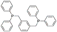 1,3-双(二苯基膦甲基)苯 结构式