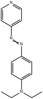 4-(4-二乙氨基苯基偶氮)吡啶 结构式