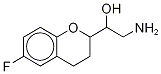 Α-(氨甲基)-6-氟- 3 ,4 -二氢-2H-1 -苯并吡喃-2-甲醇 结构式