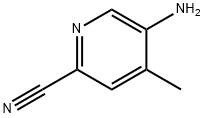 5-氨基-4-甲基皮考啉腈 结构式