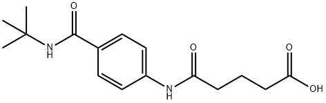 5-{4-[(tert-butylamino)carbonyl]anilino}-5-oxopentanoic acid 结构式