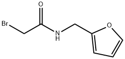 2-溴-N-(呋喃-2-基甲基)乙酰胺 结构式