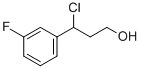 3-CHLORO-3-(3-FLUOROPHENYL)PROPAN-1-OL 结构式