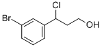 3-(3-BROMOPHENYL)-3-CHLOROPROPAN-1-OL 结构式