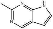 2-甲基-7H-吡咯并[2,3-D]嘧啶 结构式
