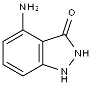 4-氨基-1H-吲唑-3-醇 结构式