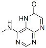 6(5H)-Pteridinone,4-(methylamino)-(7CI) 结构式