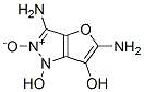 1H-Furo[3,2-c]pyrazol-6-ol,  3,5-diamino-1-hydroxy-,  2-oxide 结构式