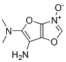 Furo[2,3-d]oxazole-5,6-diamine,  N,N-dimethyl-,  3-oxide  (9CI) 结构式