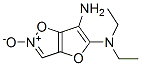 Furo[2,3-d]isoxazole-5,6-diamine,  N,N-diethyl-,  2-oxide  (9CI) 结构式