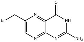 2-AMino-6-(broMoMethyl)-4(3H)-pteridinone 结构式
