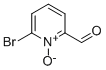 6-Bromo-2-pyridinecarboxaldehyde-1-oxide 结构式