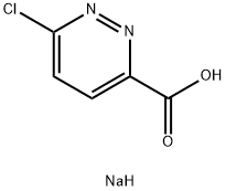 6-氯哒嗪-3-羧酸钠盐 结构式