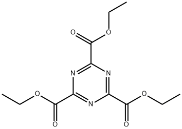 1,3,5-三嗪-2,4,6-三甲酸三乙酯 结构式