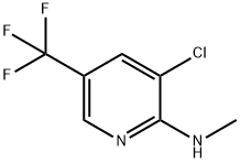 3-氯-N-甲基-5-(三氟甲基)吡啶-2-胺 结构式