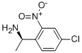 (AR)-4-C氯-A-甲基-2-硝基苯甲胺 结构式