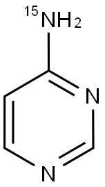 4-PYRIMIDINAMINE-N-15N 结构式