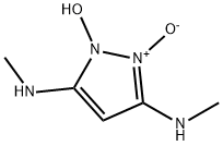 1H-Pyrazole-3,5-diamine,  1-hydroxy-N3,N5-dimethyl-,  2-oxide 结构式