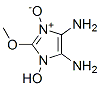 1H-Imidazole-4,5-diamine,  1-hydroxy-2-methoxy-,  3-oxide 结构式