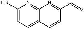 1,8-Naphthyridine-2-carboxaldehyde,  7-amino- 结构式