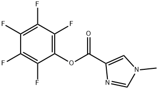 PENTAFLUOROPHENYL 1-METHYL-1H-IMIDAZOLE-4-CARBOXYLATE 结构式