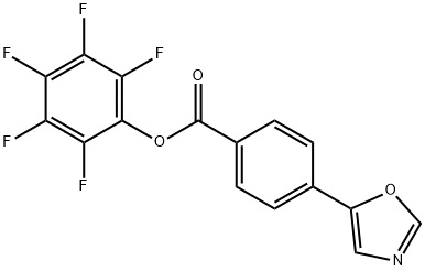 4-(噁唑-5-基)苯甲酸全氟苯酯 结构式
