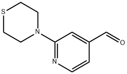 2-(Thiomorpholin-4-yl)isonicotinaldehyde 结构式