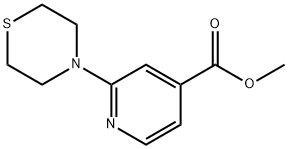 2-(巯基吗啉-4-基)异烟酸甲酯 结构式