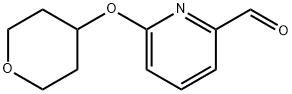 6-(Tetrahydropyran-4-yloxy)pyridine-2-carbaldehyde, 95% 结构式